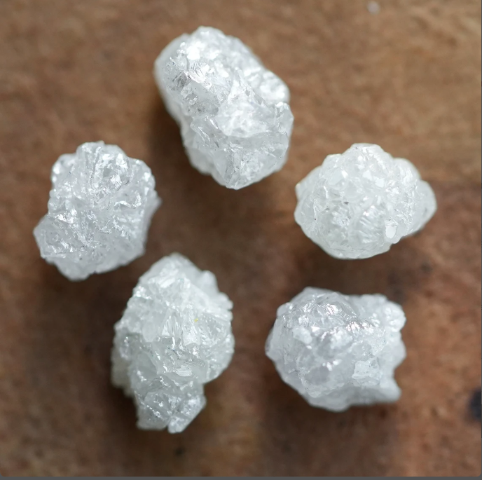 5 PCS 1.00 C.T.W Natural White Diamond