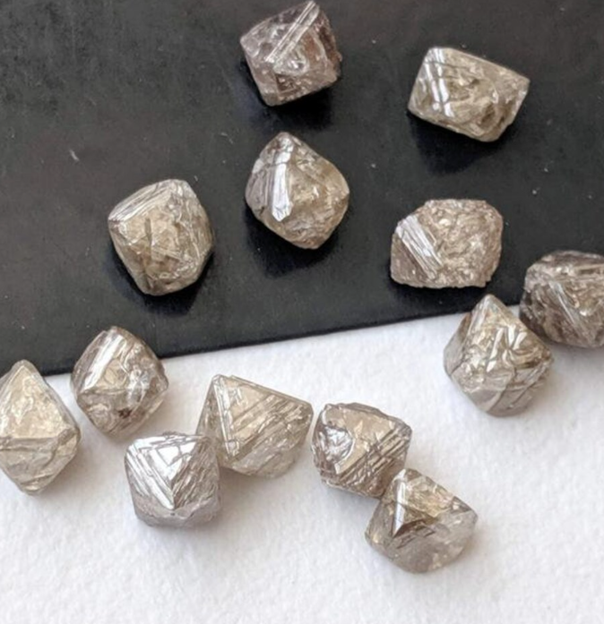 Light Brown Raw Diamond