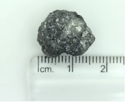 19.41 CT Rough Shape Natural Diamond Grey (Salt And Pepper) Color I3 Clarity (16.76 MM)