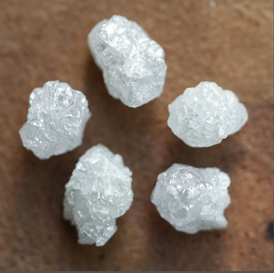 5 PCS 1.00 C.T.W Natural White Diamond